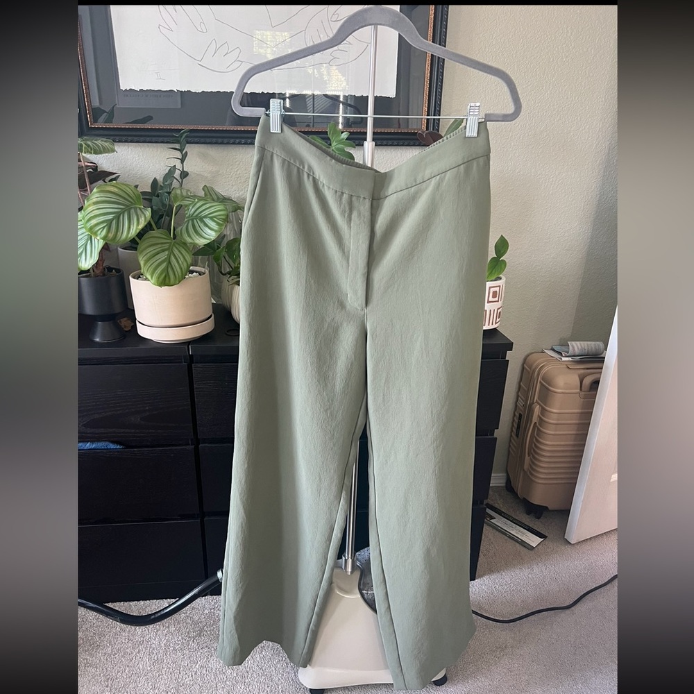 Aritzia Wilfred Alanya Pant Green Size 12